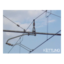 overhead line fastening
